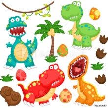 Bild på The cute tyrannosaurus